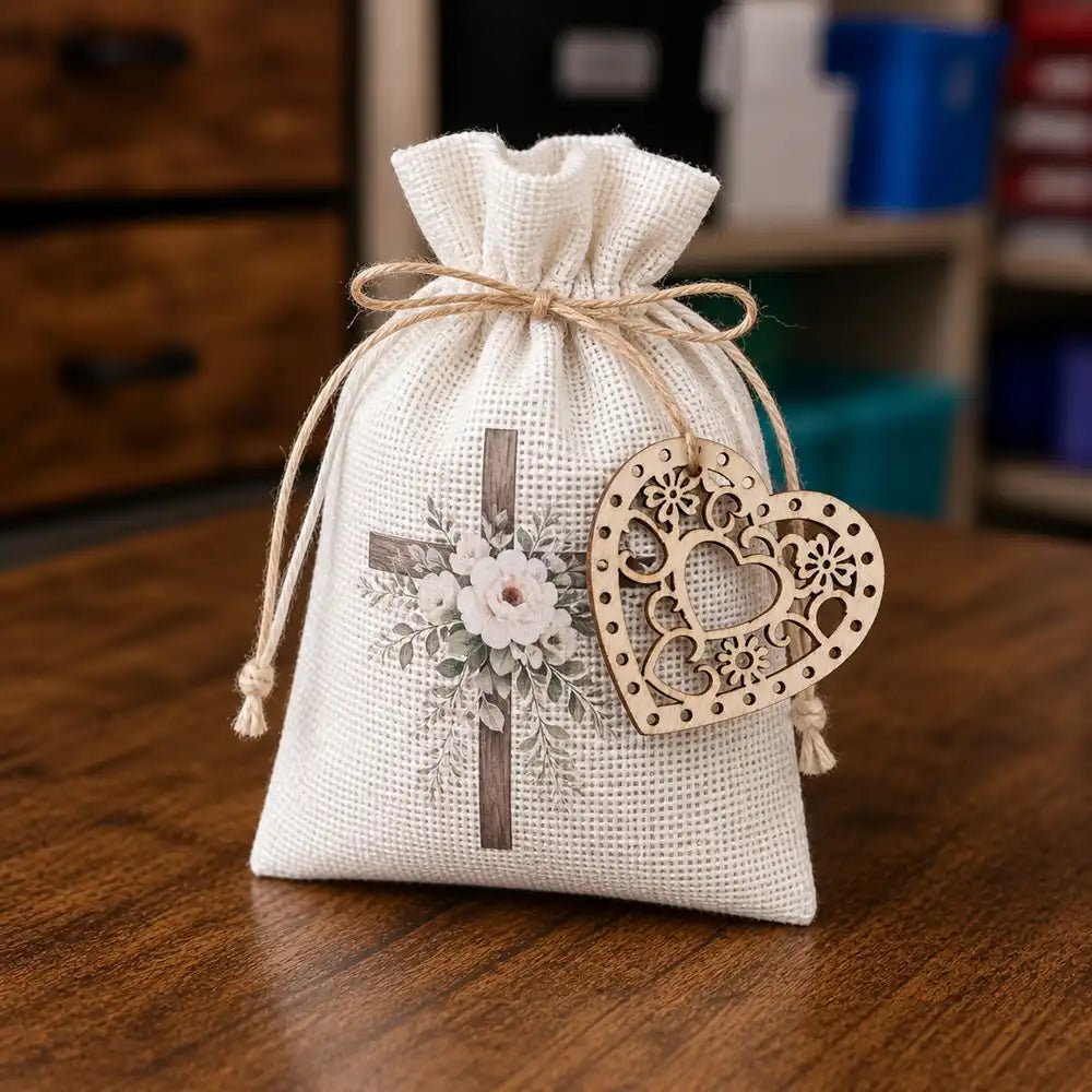 Premium Geschenkverpackung Kreuz Stoffbeutel Bild 4