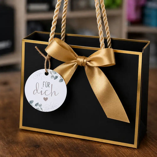 Premium Geschenkverpackung Schwarz Gold Bild 2