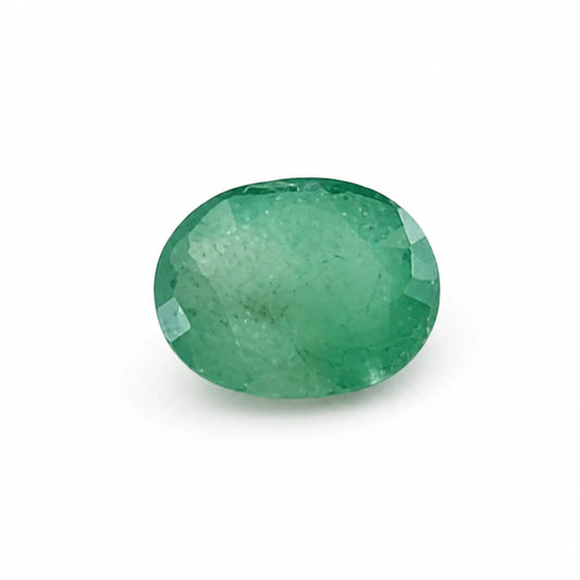 Natürlicher Smaragd Beryll 4,6 x 3,6 mm oval facettiert s1 0,31ct