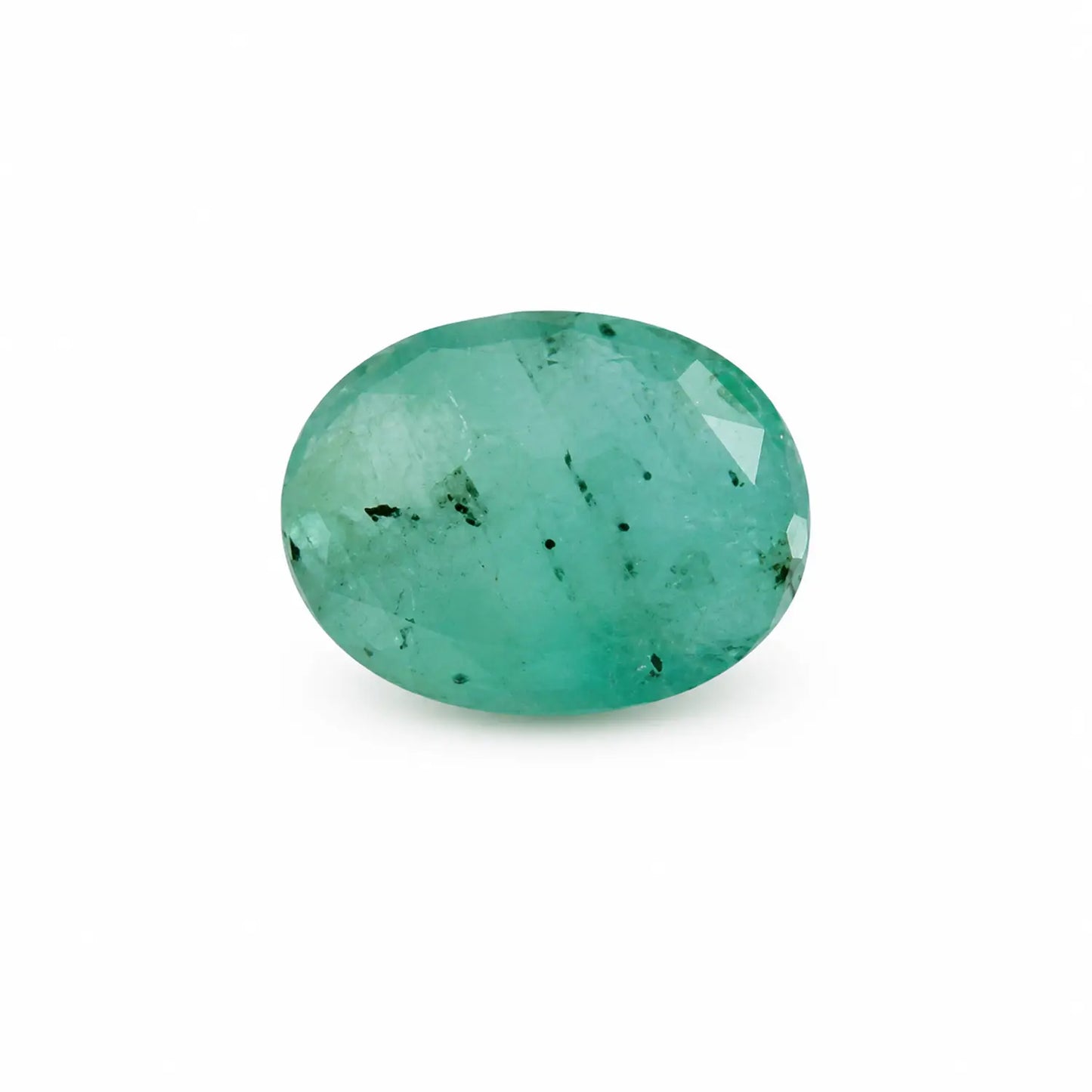 0,26ct Smaragd Beryll 4,6 x 3,6 mm oval facettiert - Echter Edelstein