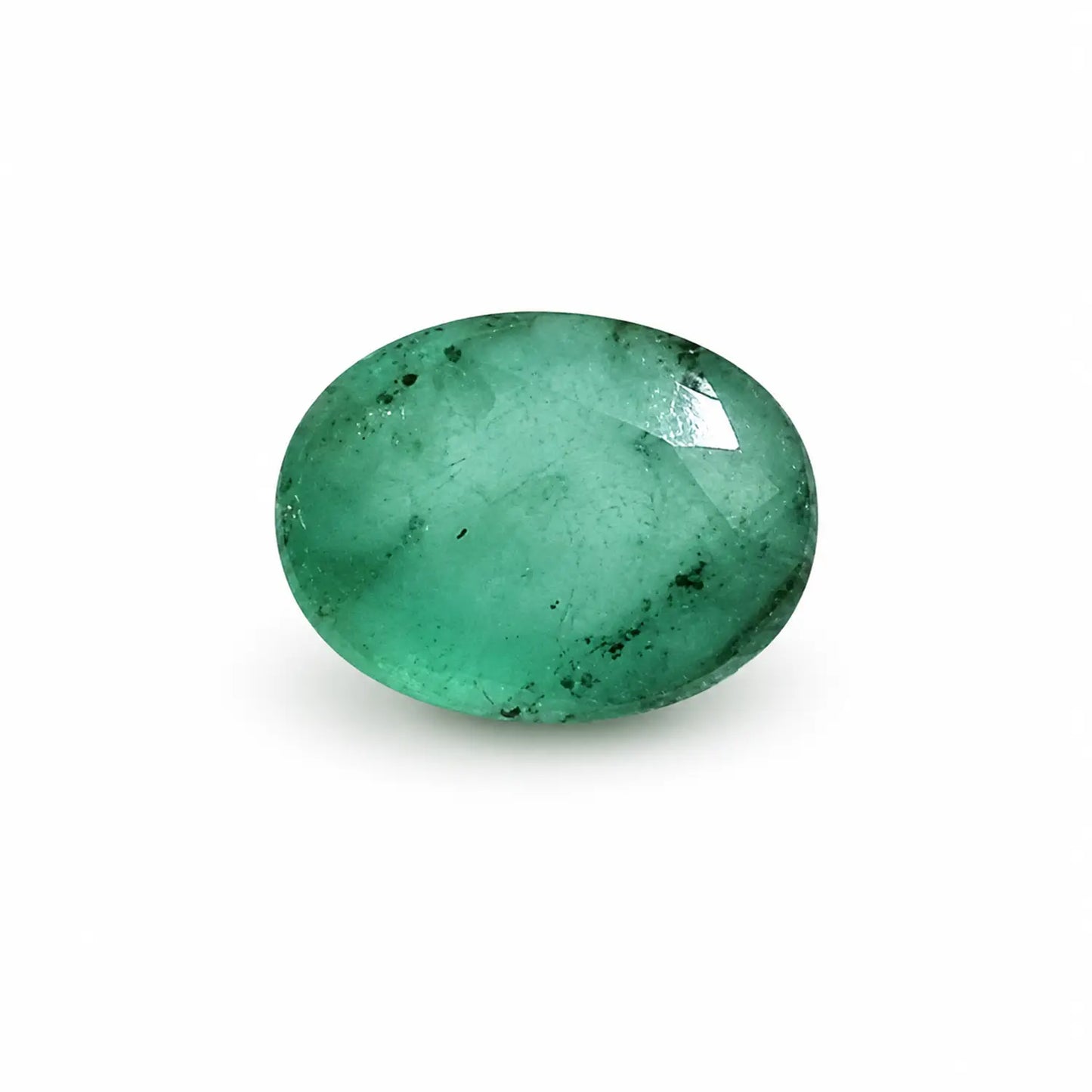 Smaragd oval facettiert 4,3 x 3,6 mm - Echter Edelstein s4