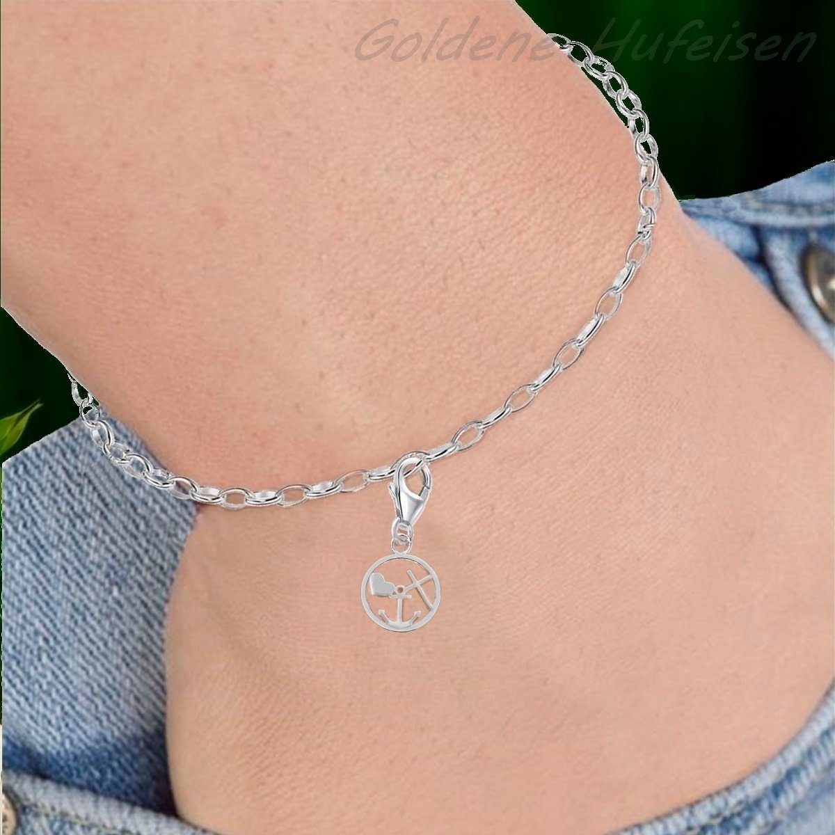 Charms Armband Unendlichkeit auf hand Bild 3