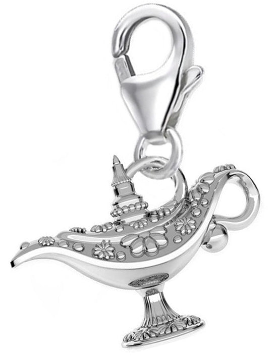Wunderlampe Charm 925 Silber - Zauber Anhänger Bild 1