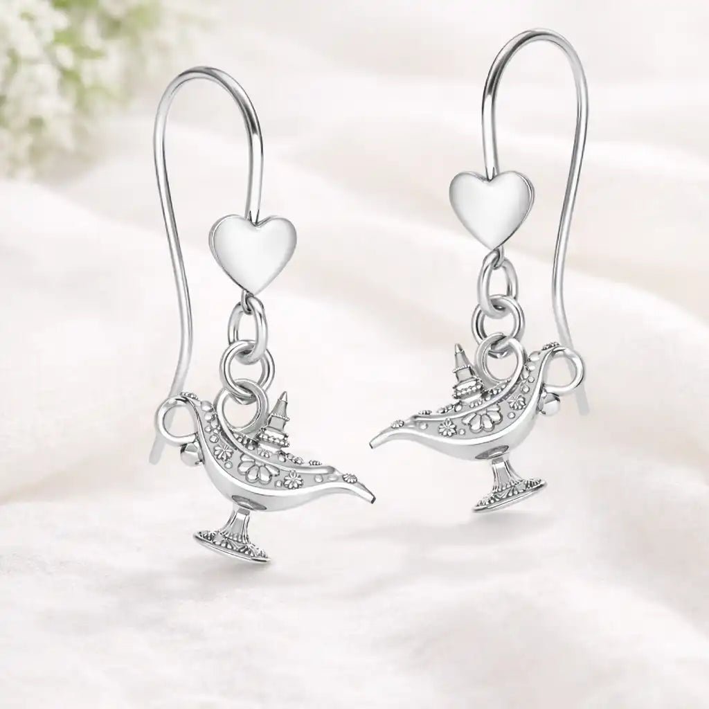 Wunderlampe Ohrringe Silber 925 – Märchen Schmuck Bild 2