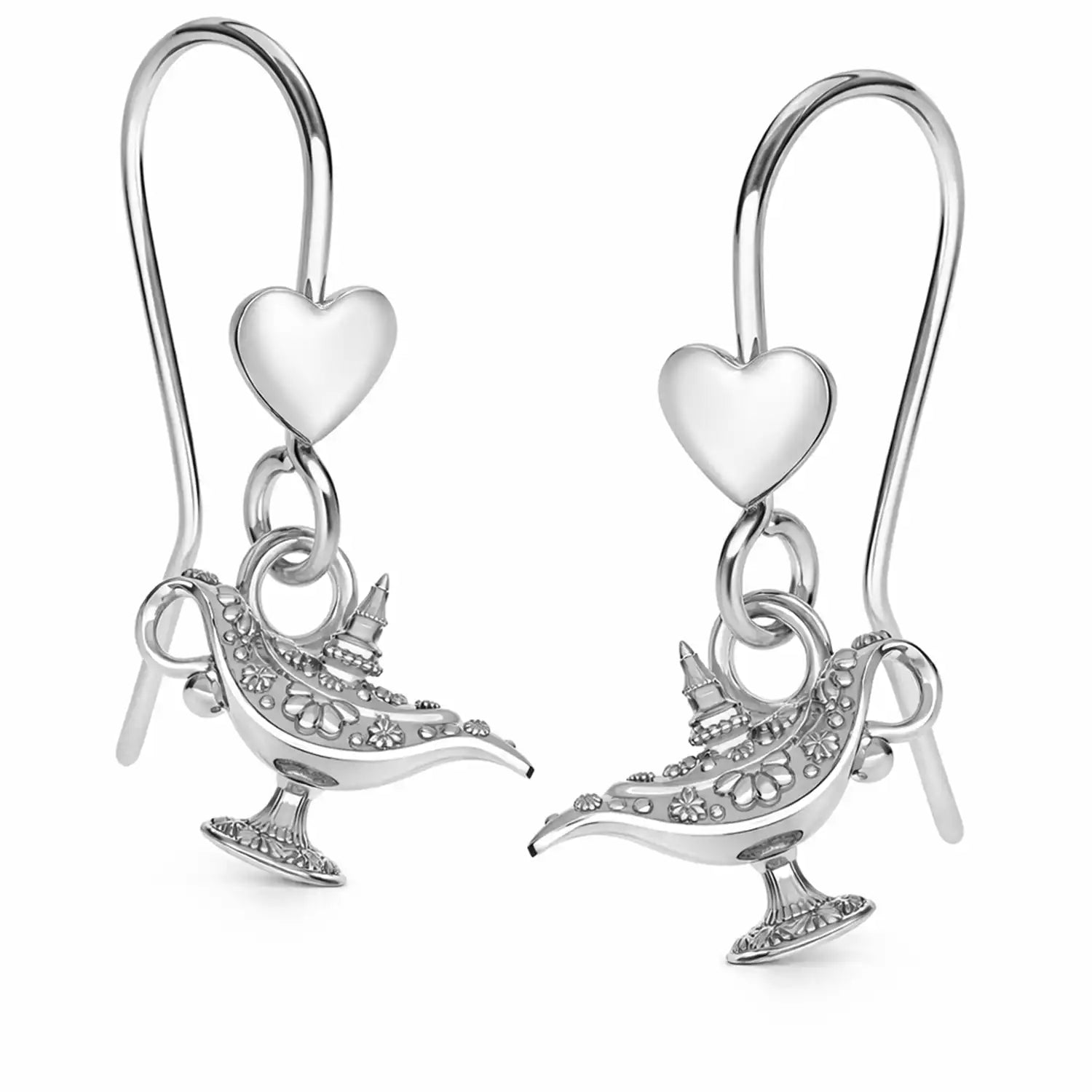 Wunderlampe Ohrringe Silber 925 – Märchen Schmuck Bild 1